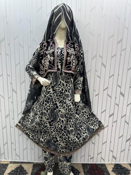 Contraya Winter 3-Piece Dress