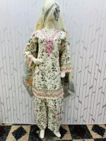 Contraya Floral Bloom 3-Piece Dress