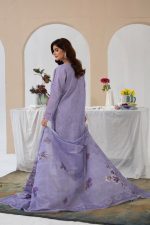 Cambric Cotton Embroidered 3-Piece