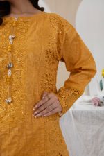 Cambric Cotton Embroided 3piece