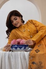 Cambric Cotton Embroided 3piece