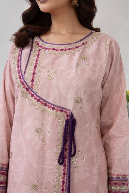 Cambric Cotton Frock Style