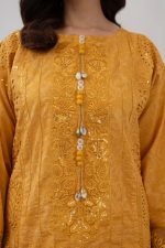 Cambric Cotton Embroided 3piece