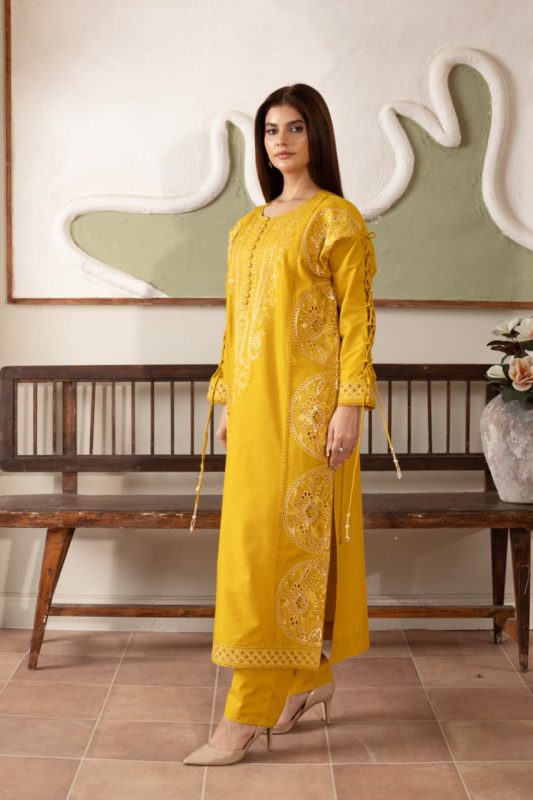 Cambric Cotton Embroidered