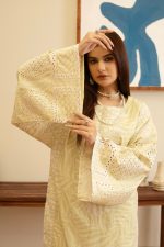 Cambric Embroidered 3-Piece Suit