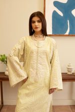 Cambric Embroidered 3-Piece Suit