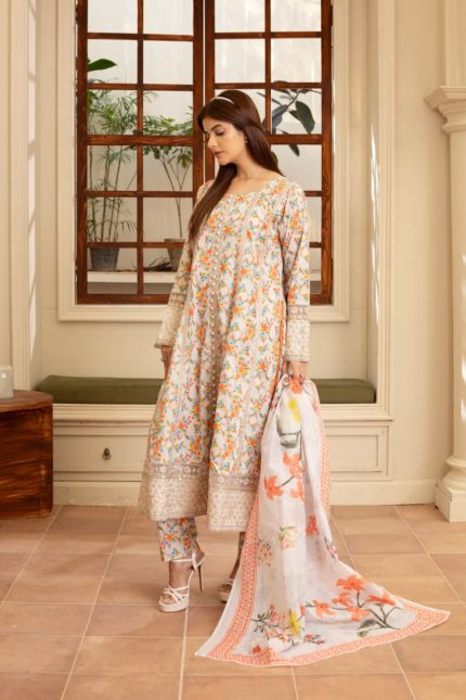 Cambric 3piece Embrioded