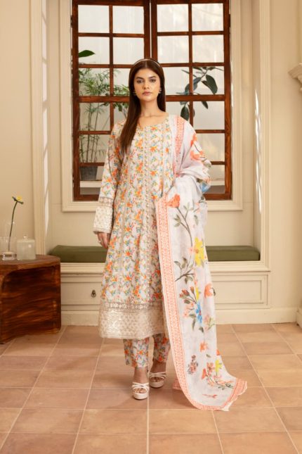 Cambric 3piece Embrioded