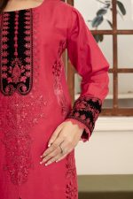 Cambric Embroidered 3-Piece