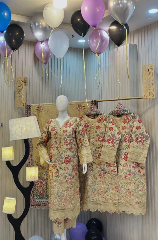 Khaddar 3-Piece Winter Outfit