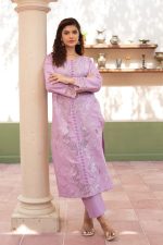 Lavender Embroidered Cambric 3pcs