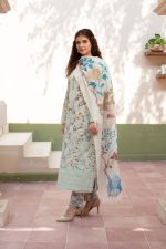 Cambric Cotton Embroidered 3-Piece