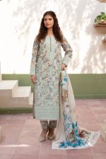 Cambric Cotton Embroidered 3-Piece