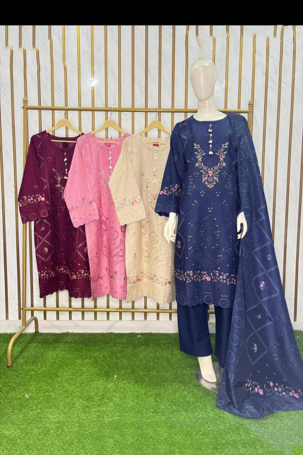 Premium Stuff Khaddar Embroidered 3