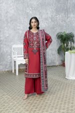 Contraya Winter 3-Piece Embroidered Suit
