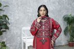 Contraya Winter 3-Piece Embroidered Suit