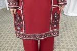 Contraya Winter 3-Piece Embroidered Suit