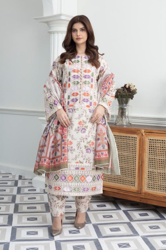 Cambric Cotton 3-Piece