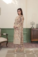 Luxury Embroidered Winter 3 Piece Suit
