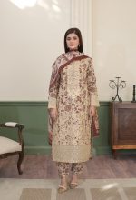 Luxury Embroidered Winter 3 Piece Suit