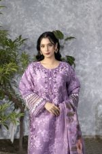 Contraya Winter 3-Piece Embroidered Suit