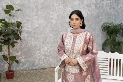 Winter Cotraya 3 Piece Embroidered Suit