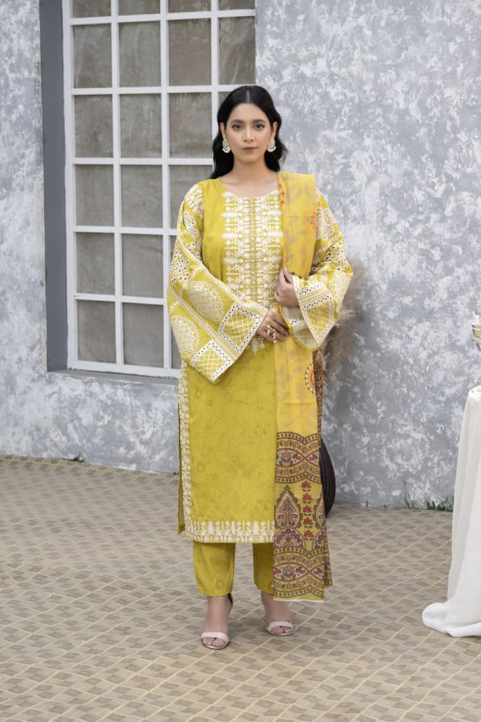 Winter Cotraya 3 Piece Embroidered Suit Winter Cotraya 3 Piece Embroidered Suit