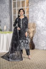 Cambric Cotton 3-Piece Winter Suit