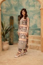 Smoky Mauve 3-Piece Embroidered Dress