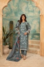 Luxury Cotraya 3-Piece Embroidered Dress
