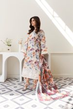 Floral Mist Cambric Cotton 3-Piece