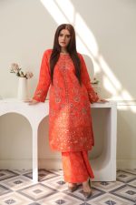 Cambric Embroidered 3-Piece