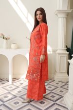 Cambric Embroidered 3-Piece